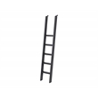 Scranton & Co Tall Bookcase Wall with Ladder in White Wood Finish