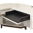 Scranton & Co Laminate Wood L Desk in White Finish
