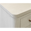 Scranton & Co Laminate Wood L Desk in White Finish