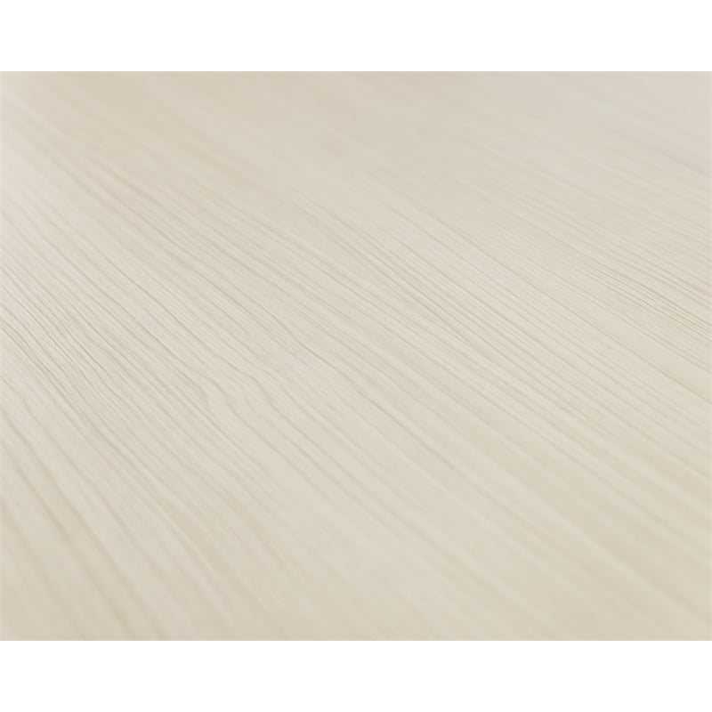 Scranton & Co Laminate Wood L Desk in White Finish