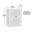 Scranton & Co Base Cabinet in Glacier White Engineered Wood Finish