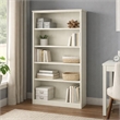 Scranton & Co 5 Shelf Bookcase in Sea Salt Laminate Finish