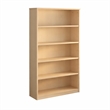 Scranton & Co 5 Shelf Bookcase in Sea Salt Laminate Finish