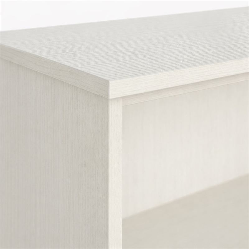 Scranton & Co 5 Shelf Bookcase in Sea Salt Laminate Finish