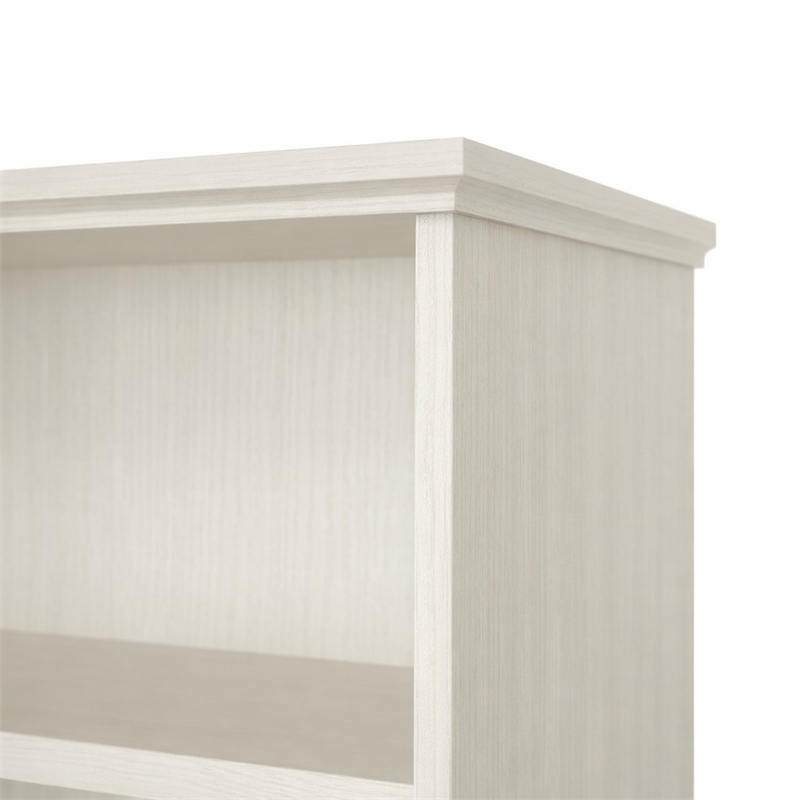 Scranton & Co 5 Shelf Bookcase in Sea Salt Laminate Finish