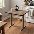 Scranton & Co Mode Teak Bistro Height Conference Table 30 x 48 in