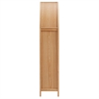 Scranton & Co 79 in Tall Rattan Arched Cabinet with Adjustable Shelves