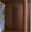 Scranton & Co 3-Shelf Corner Bookcase in Mission Oak