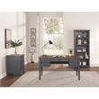 Scranton & Co 3-Drawer File Cabinet in Blue Wood Fully Assembled