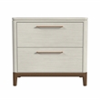 Scranton & Co Laminate Wood Lateral File Cabinet in White Finish
