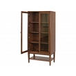Scranton & Co Mid-Century Wood Dining Cabinet in Walnut Finish