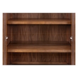Scranton & Co Mid-Century Wood Dining Cabinet in Walnut Finish