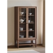 Scranton & Co Mid-Century Wood Dining Cabinet in Walnut Finish