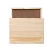 Scranton & Co 8-Drawer Rolling Storage Cart in Unfinished Pine Wood