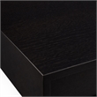 Scranton & Co Black Pearl Large Wood Desk with Gold Hardware
