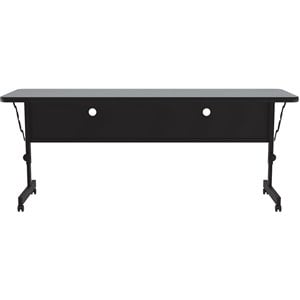 Scranton & Co 36&quot Hazelwood Wood Computer Desk with USB Outlet