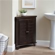 Scranton & Co Espresso Corner Storage Cabinet with 2 Adjustable Shelves
