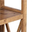 Scranton & Co 5-Shelf Wood Bookcase in Rustic Brown