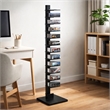 Scranton & Co 12-Shelf Metal Tower Shelf in Black Finish