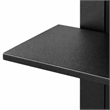 Scranton & Co 12-Shelf Metal Tower Shelf in Black Finish