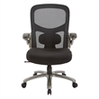 Scranton & Co Black Mesh Executive Chair with Lumbar Support