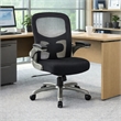 Scranton & Co Black Mesh Executive Chair with Lumbar Support