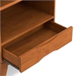 Scranton & Co Wood Bookcase with Drawer Storage in Teak Brown 60