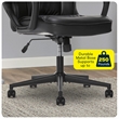 Scranton & Co Adjustable Flip-Top Table in Gray Granite 24