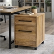 Scranton & Co Solid Mango Wood Filing Cabinet in Natural Finish