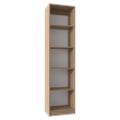 Scranton & Co XS Bookcase with Multiple Shelves in Light Oak Finish