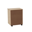 Scranton & Co 6-Drawer Rolling Storage Cart in Unfinished Pine Wood