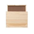 Scranton & Co 6-Drawer Rolling Storage Cart in Unfinished Pine Wood