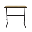 Scranton & Co 24 x 36 in Adjustable Workstation in Fusion Maple
