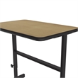 Scranton & Co 24 x 36 in Adjustable Workstation in Fusion Maple