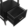 Scranton & Co Small Etagere Bookcase in Matte Black Finish