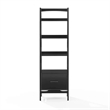 Scranton & Co Small Etagere Bookcase in Matte Black Finish