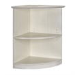 Scranton & Co 2 Shelf Laminate Bookcase in Textured Sea Salt Finish