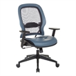 Scranton & Co Dillon Blue Air Grid Office Chair with Lumbar Support