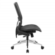 Scranton & Co Black Matrix Office Chair with Adjustable Flip Arms