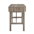 Scranton & Co Greywash 2-Drawer Compact Desk with Paper Veneer Finish