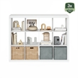 Scranton & Co 12-Cube Storage Organizer in Engineered Wood Plain White