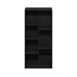 Scranton & Co 7-Cube Reversible Open Shelf in Blackwood Engineered Wood