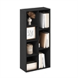Scranton & Co 7-Cube Reversible Open Shelf in Blackwood Engineered Wood