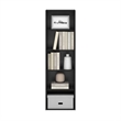 Scranton & Co 5-Tier Reversible Shelf Bookcase in Blackwood Engineered Wood
