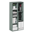 Scranton & Co 7-Cube Bookshelf in Sage Green Engineered Wood