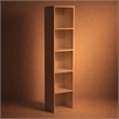 Scranton & Co 5-Tier Open Shelf Bookcase in White in Engineered Wood