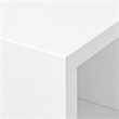 Scranton & Co 5-Tier Open Shelf Bookcase in White in Engineered Wood