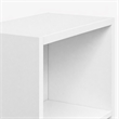 Scranton & Co 5-Tier Open Shelf Bookcase in White in Engineered Wood