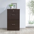 Scranton & Co Alpine 2-Drawer Wood Vertical File Cabinet with Loc in Espresso