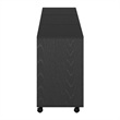 Scranton & Co 3-Piece Engineered Wood Cabinet Set with File Drawer in Black